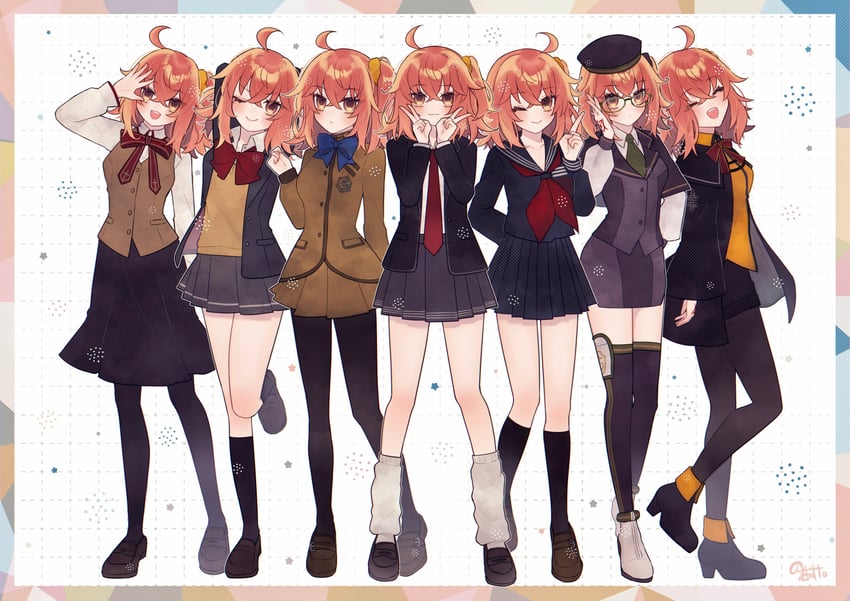 fujimaru ritsuka (fate and 1 more) drawn by noa_pisces