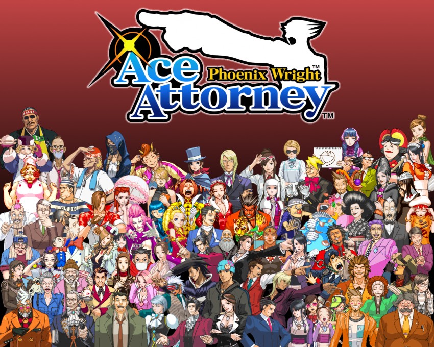 phoenix wright, miles edgeworth, maya fey, apollo justice, franziska von karma, and 66 more (ace attorney and 4 more)