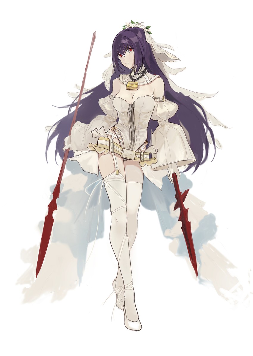 scathach and nero claudius (fate and 3 more) drawn by ravie