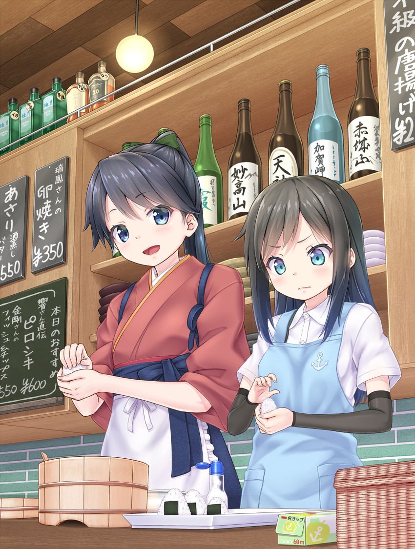 houshou and asashio (kantai collection) drawn by gotou_hisashi