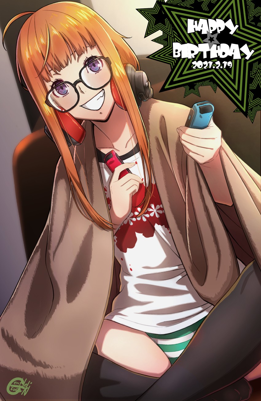 sakura futaba (persona and 1 more) drawn by gentle_sasaki