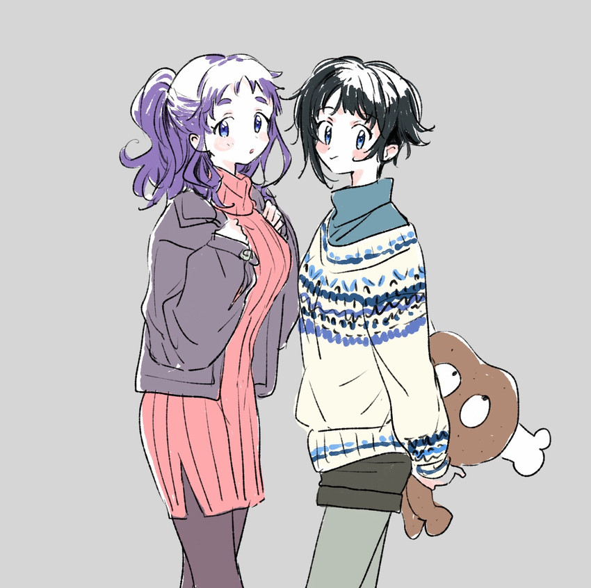 yagi nodoka and yodogawa ao (selection project) drawn by mokeo