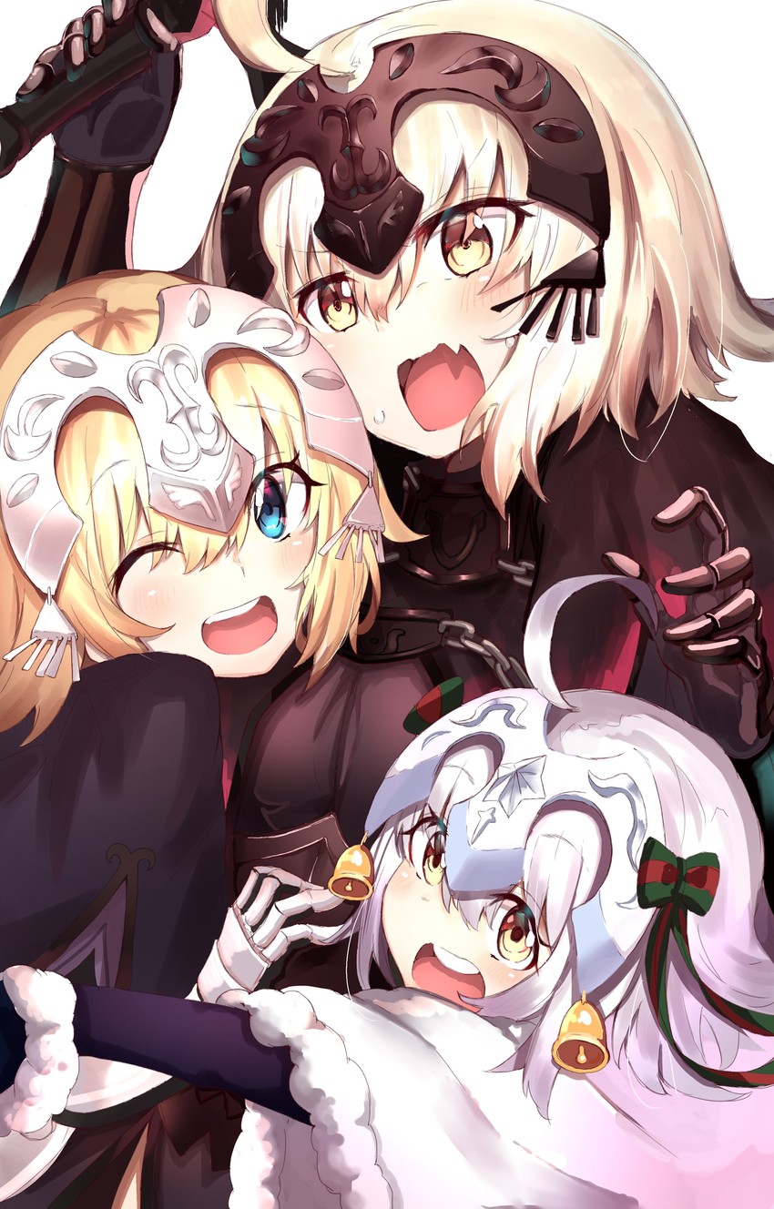jeanne d'arc alter and jeanne d'arc alter santa lily (fate and 1 more) drawn by ranf