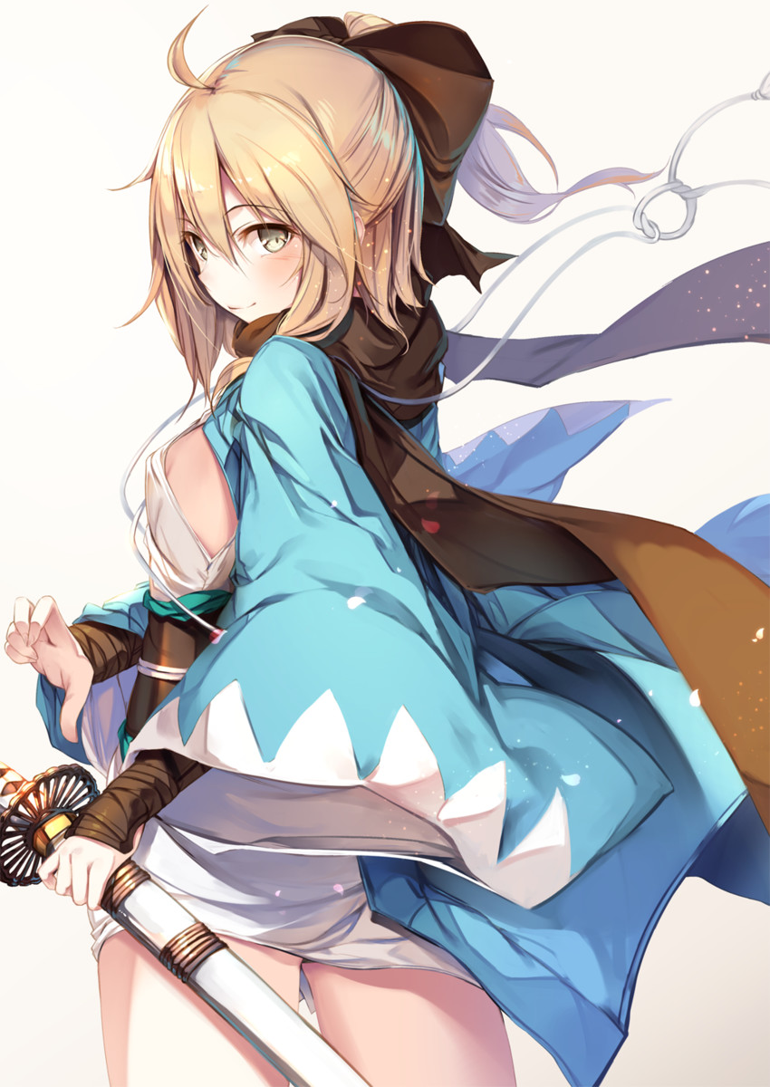 okita souji (fate and 1 more) drawn by fal_maro