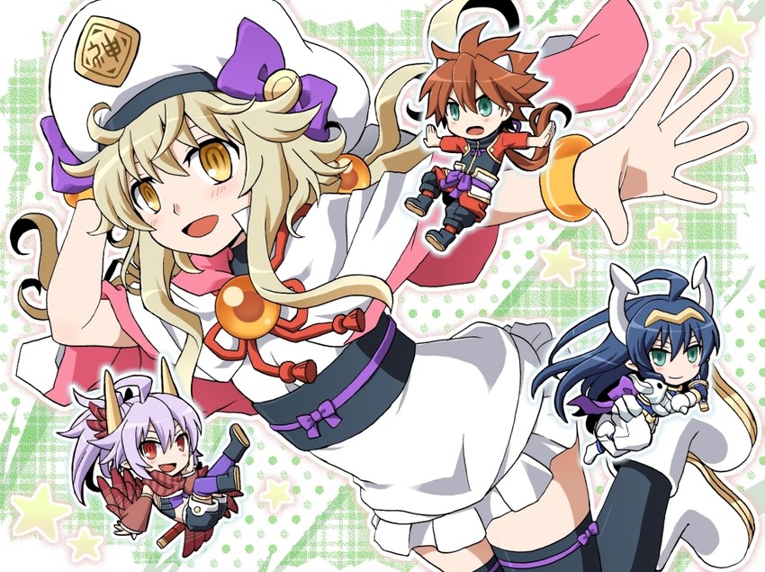 ryuujou kenshin, yuugao, kagato, and hikari (shinrabanshou) drawn by nanasaki