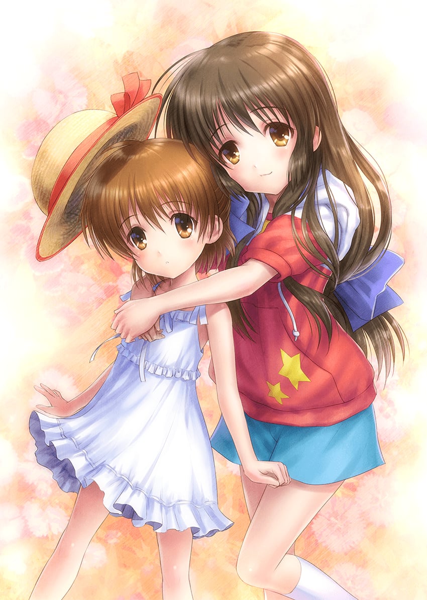 ibuki fuuko and okazaki ushio (clannad) drawn by goto_p