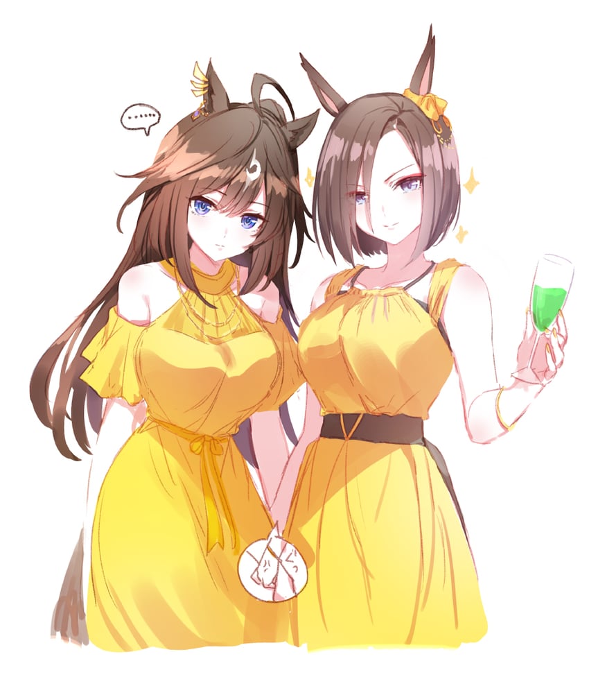 air groove and duramente (umamusume) drawn by romi_(346_ura)