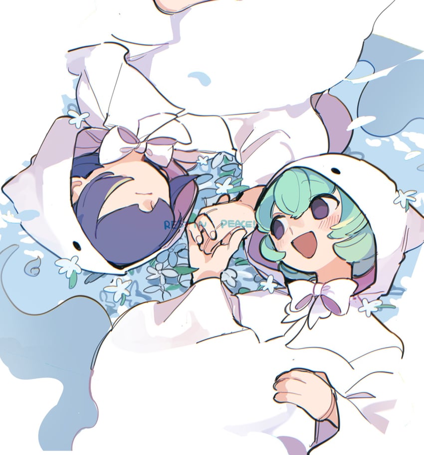yu and rei (puyopuyo and 1 more) drawn by urolo