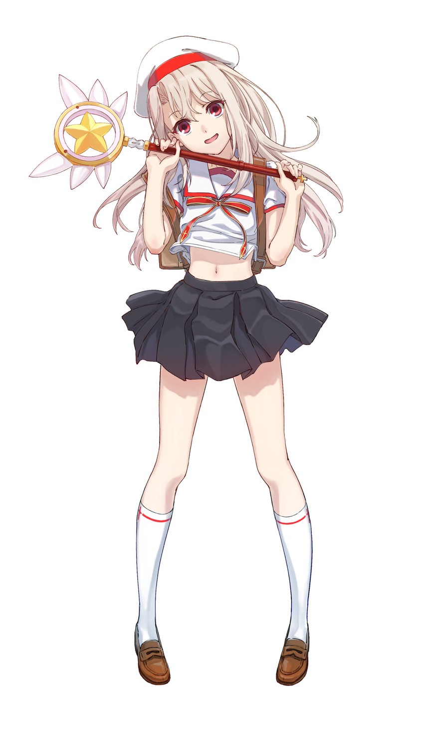 illyasviel von einzbern and magical ruby (fate and 1 more) drawn by tuchinokoeffect