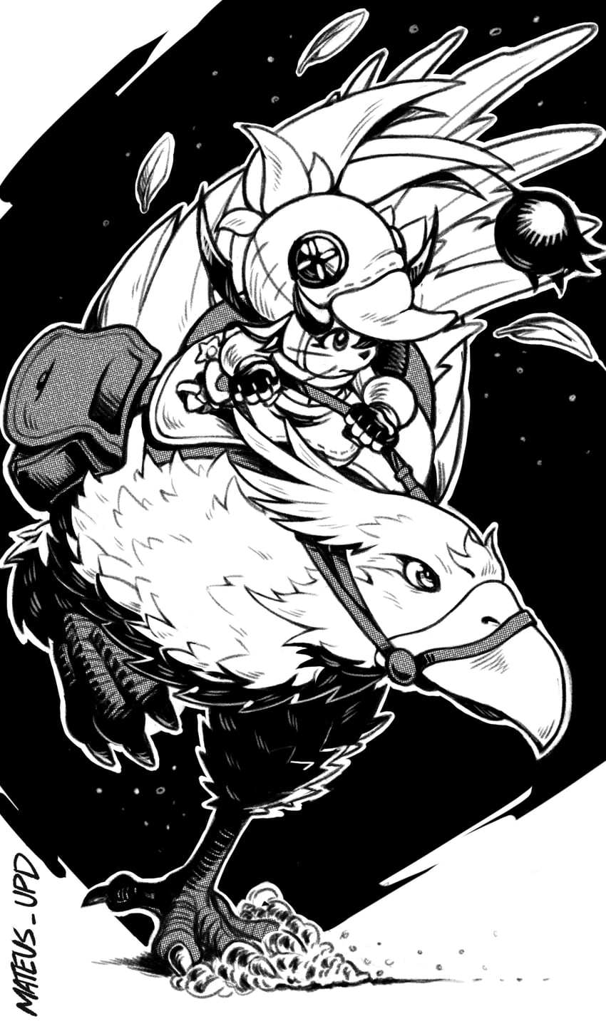 moogle (original and 4 more) drawn by mateus_upd