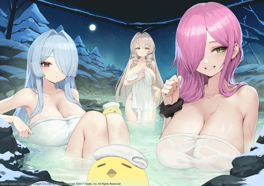 manjuu, trento, andrea doria, and trieste (azur lane) drawn by romana