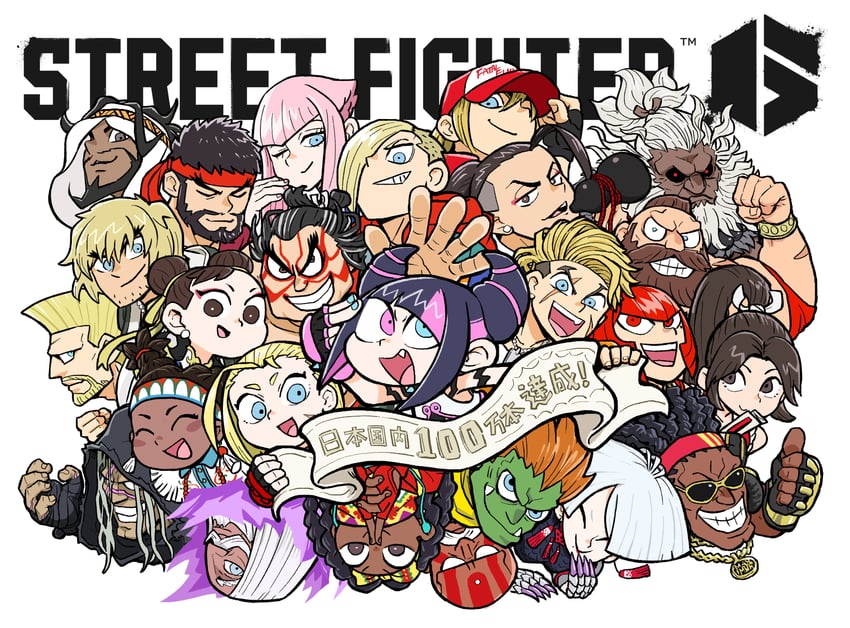 chun-li, cammy white, shiranui mai, han juri, ryu, and 19 more (street fighter and 2 more) drawn by kangyaku