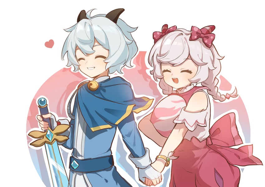xi yangyang and mei yangyang (xiyangyang yu huitailang) drawn by xia_jiao_hua_dan_fan