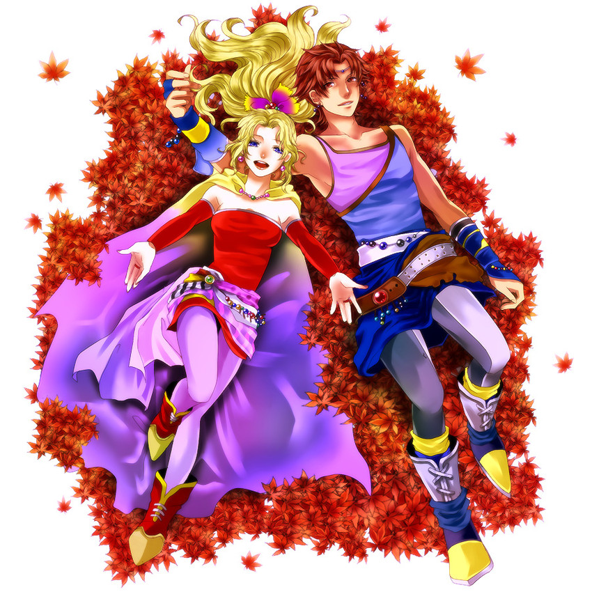 terra branford and bartz klauser (final fantasy and 3 more) drawn by chiru_(sanifani)