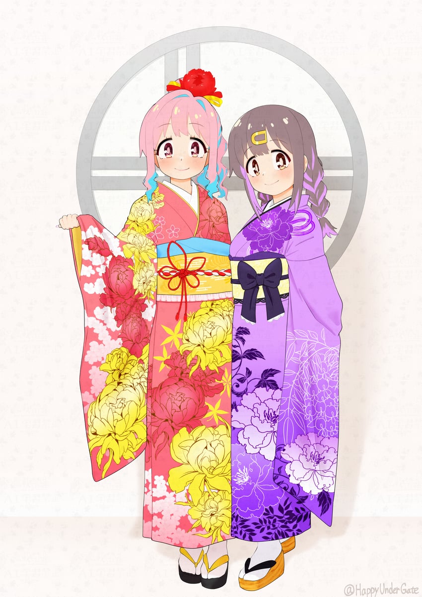 oyama mihari and hozuki kaede (onii-chan wa oshimai!) drawn by happyundergate