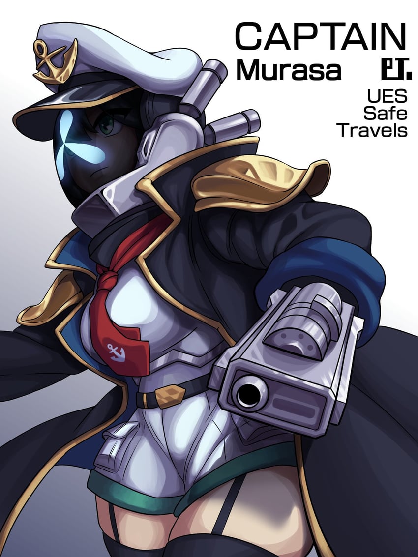 murasa minamitsu and captain (touhou and 2 more) drawn by greenapple_(g_apple0511)