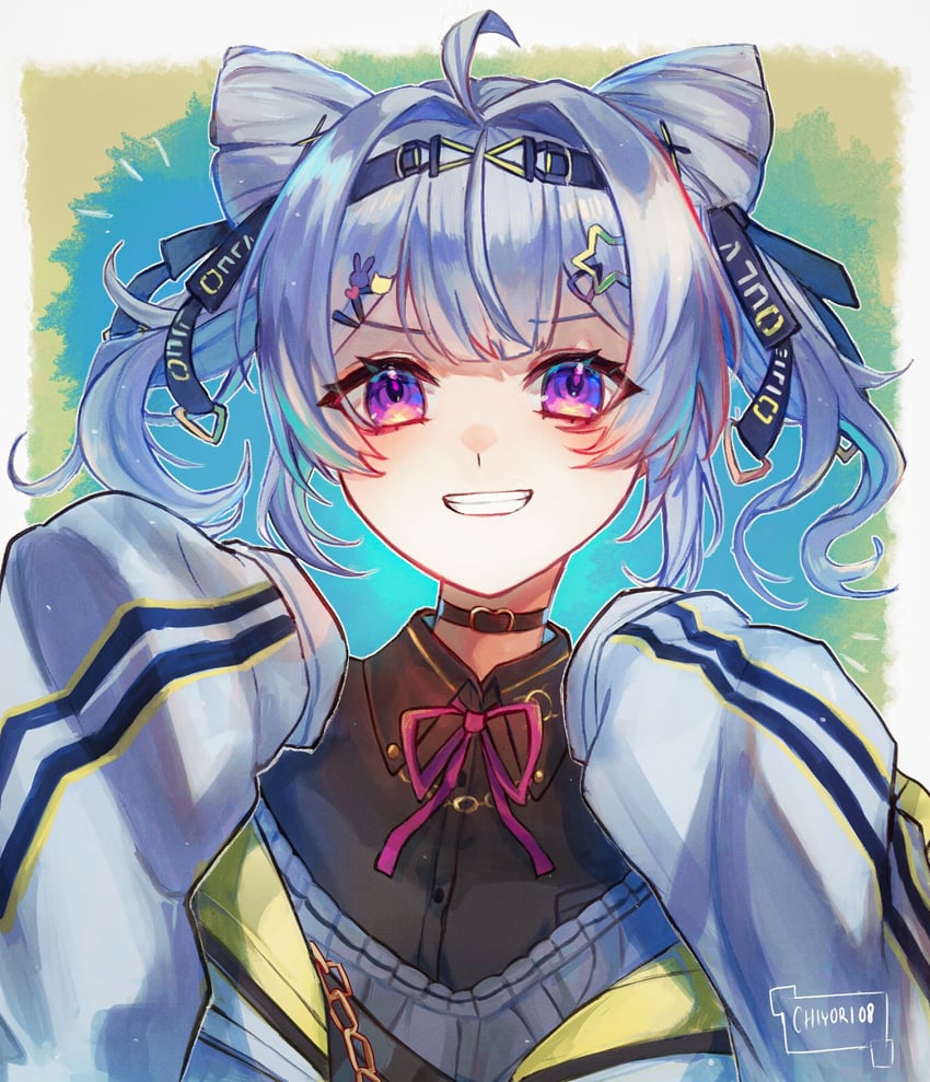 zaion lanza (nijisanji and 1 more) drawn by chiyori08