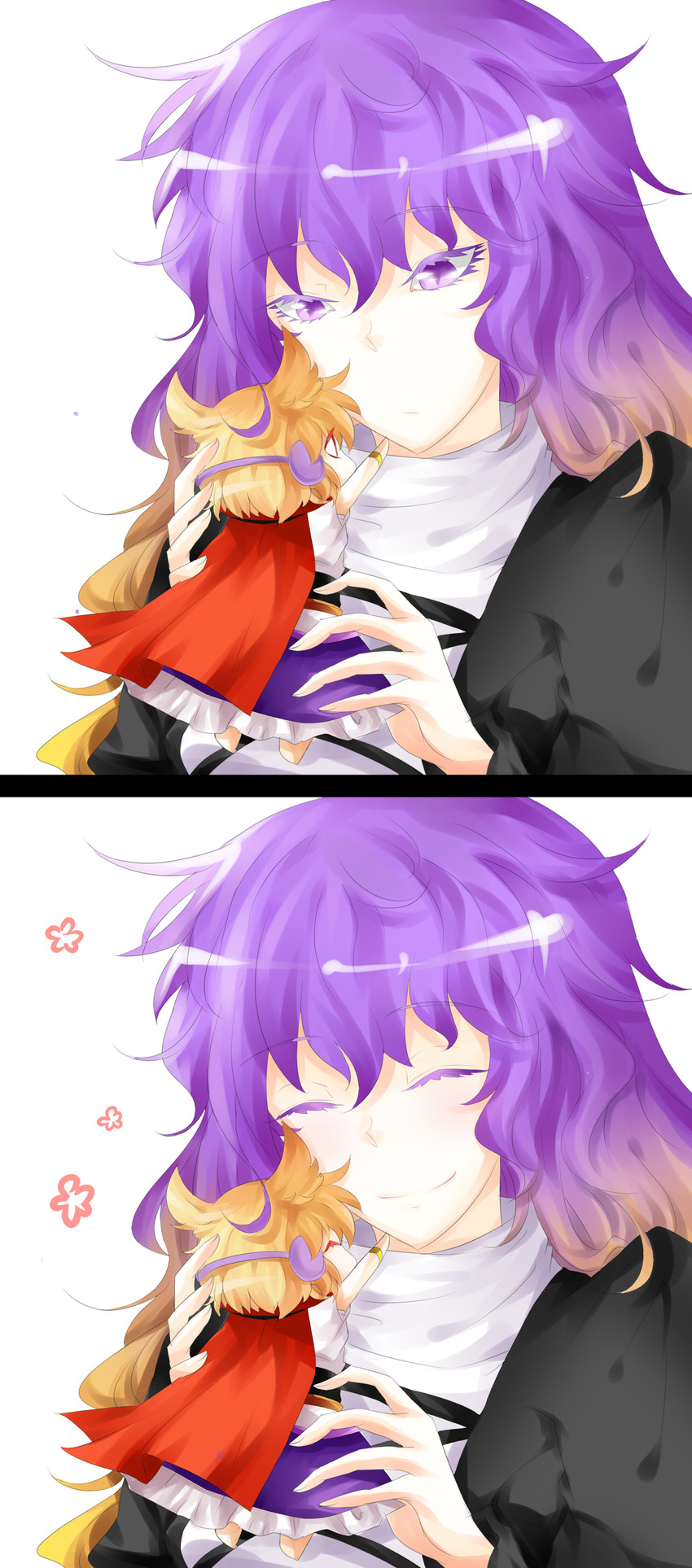 hijiri byakuren and toyosatomimi no miko (touhou) drawn by 14894567
