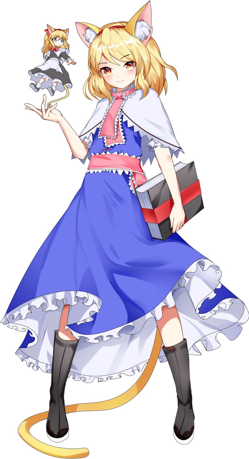 alice margatroid and shanghai doll (touhou) drawn by mitaojiu_(wumiaoxiao_mengjiu)