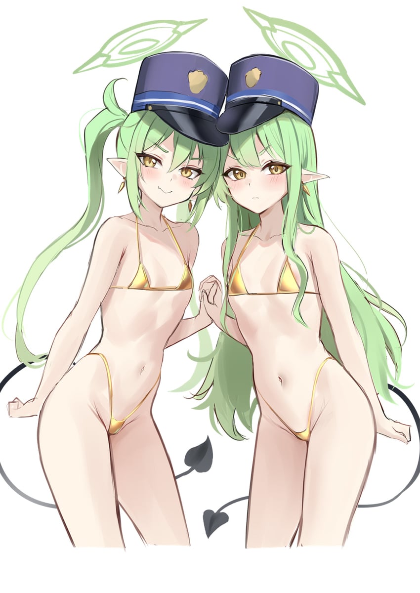 hikari and nozomi (blue archive) drawn by stone_(ksorede)
