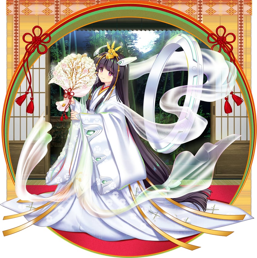 houraisan kaguya (touhou and 1 more) drawn by rotte_(1109)