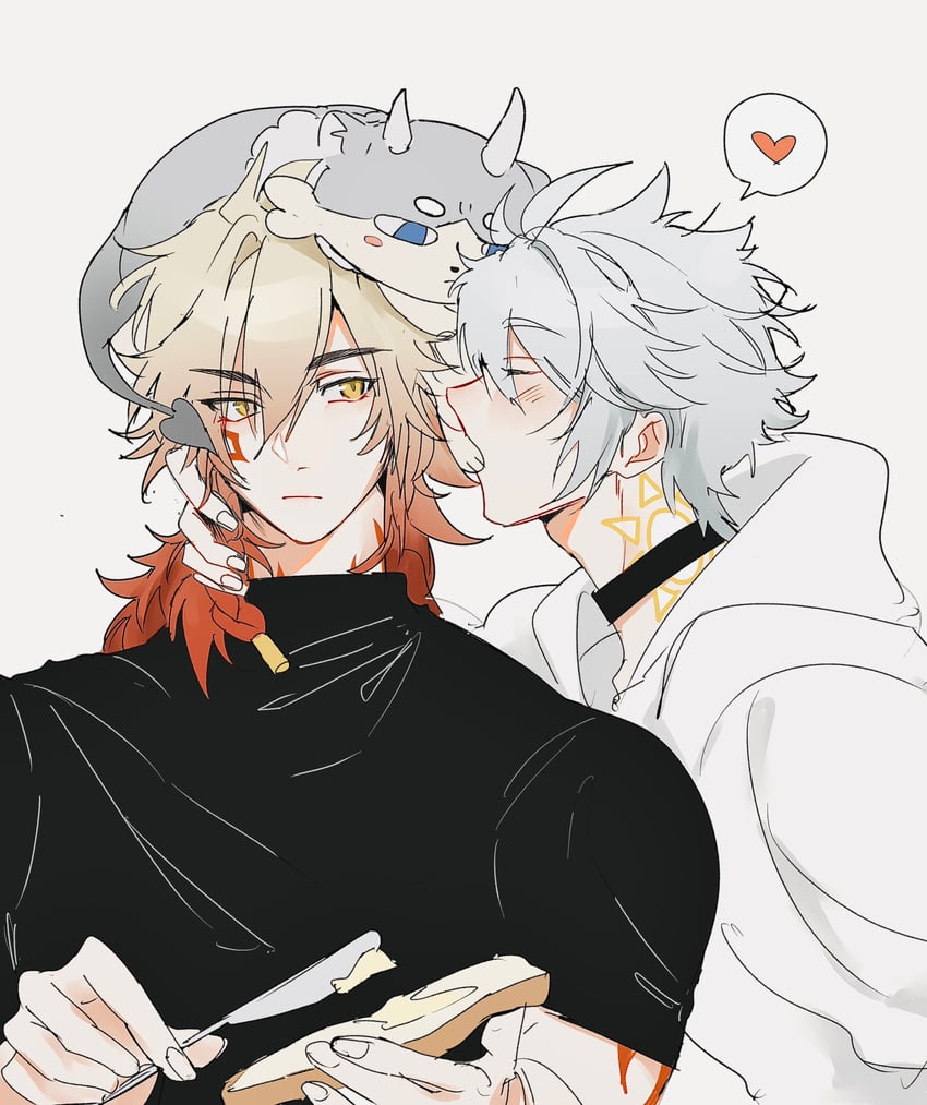 phainon and mydei (honkai and 1 more) drawn by ggtnnk