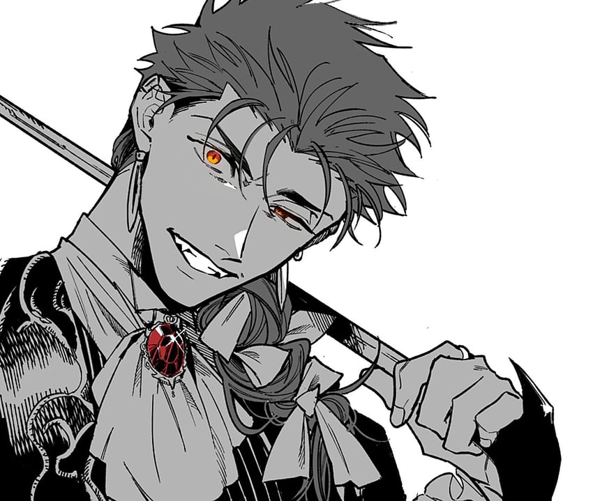 cu chulainn (fate and 1 more) drawn by maripaka