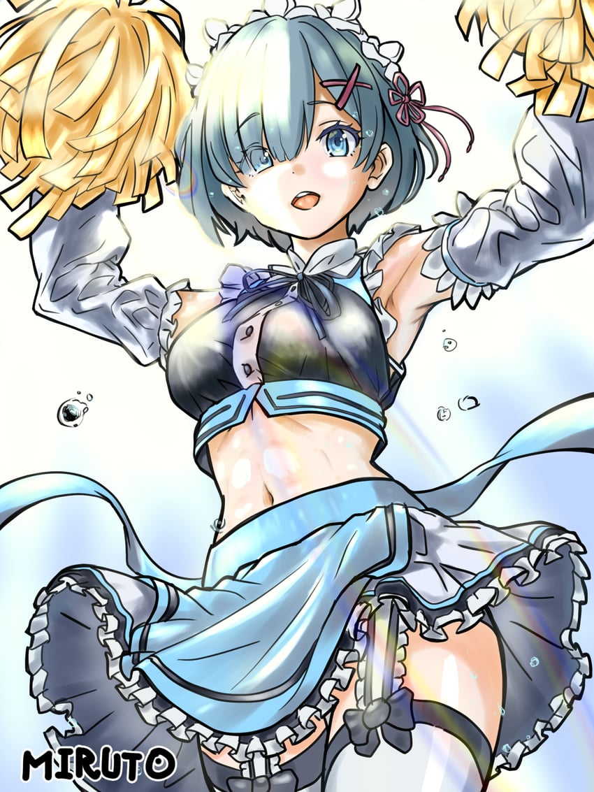 rem (re:zero kara hajimeru isekai seikatsu) drawn by miruto2