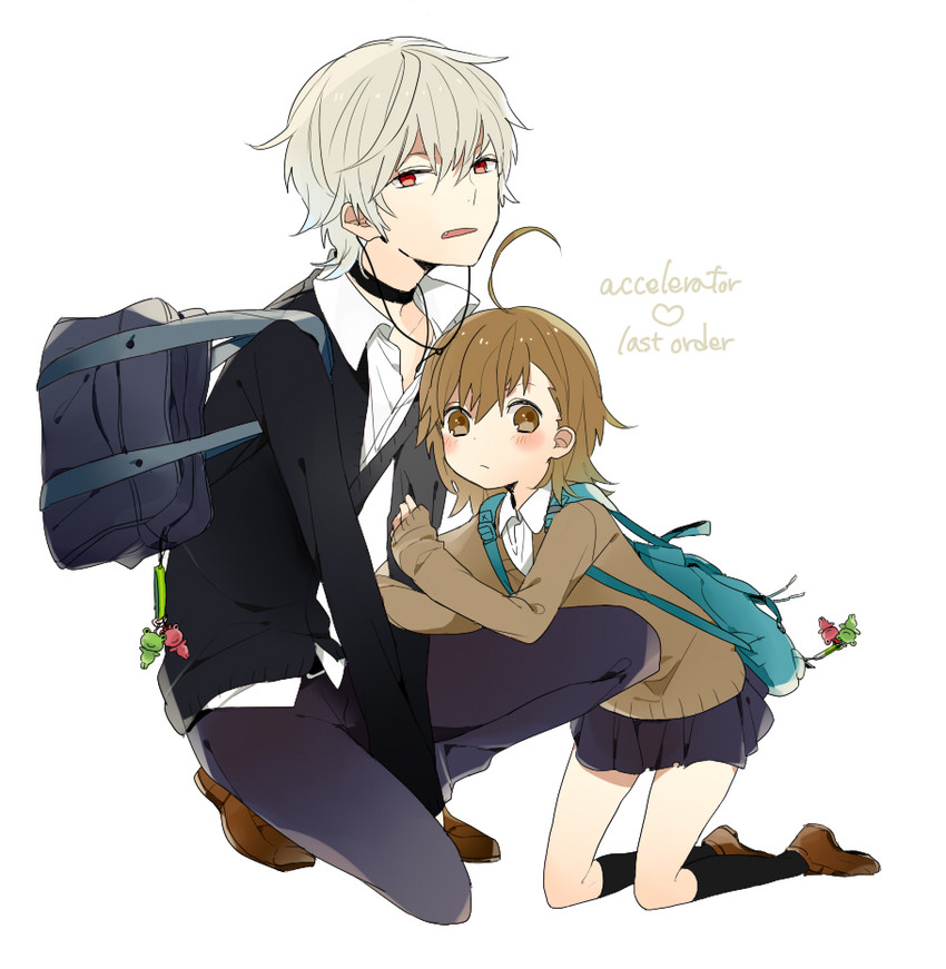 accelerator and last order (toaru majutsu no index) drawn by hira_(mcohira)