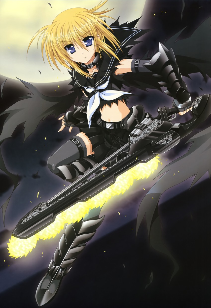 quinn garland (lyrical nanoha and 2 more) drawn by higa_yukari
