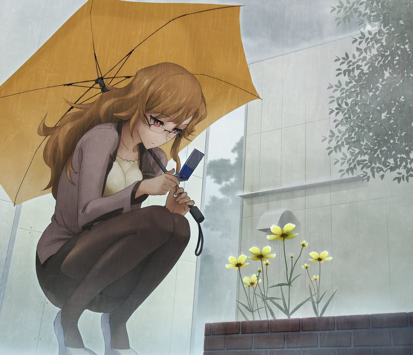 kiryuu moeka (steins;gate and 1 more) drawn by huke