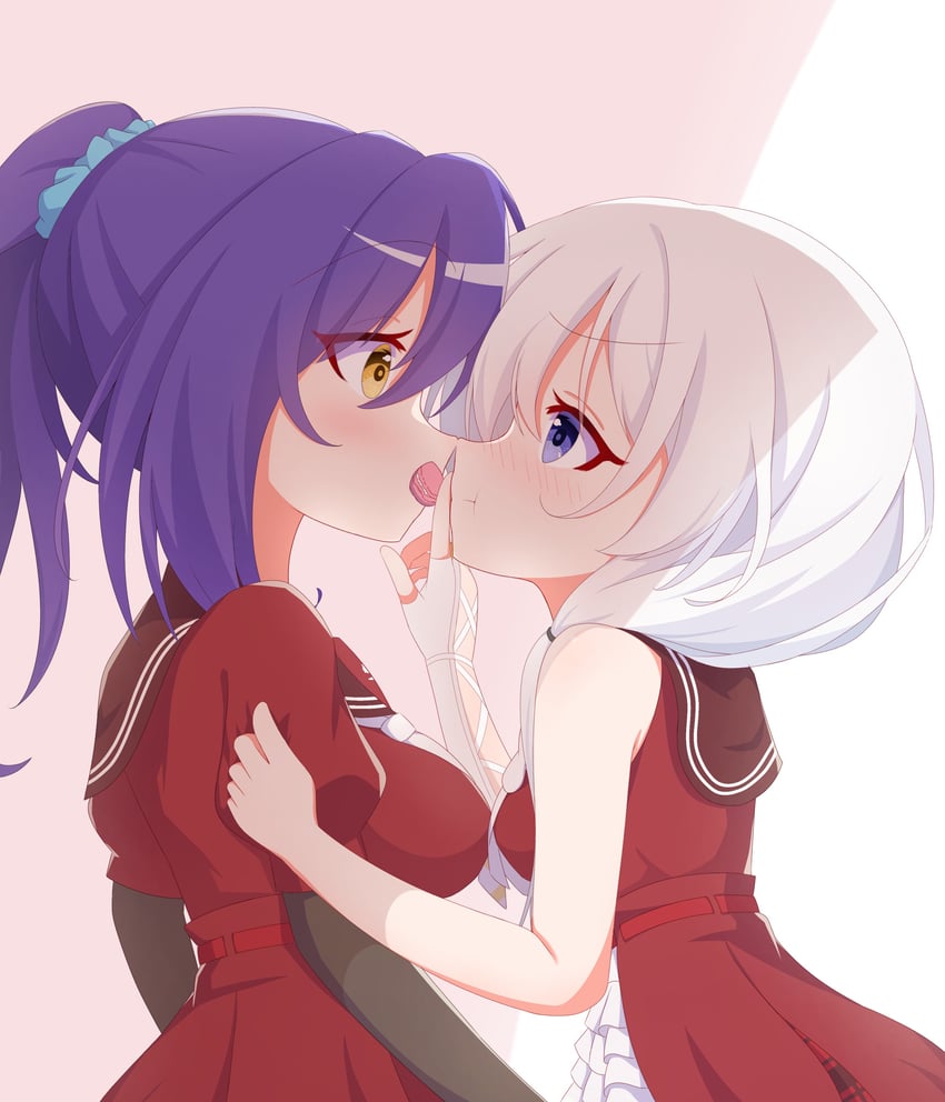 shiozaki suzume and honma akehi (assault lily) drawn by ri_(pikatexiu_106)