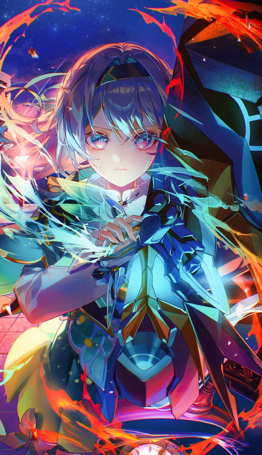 firefly and sam (honkai and 1 more) drawn by sainome_(imveryfinethx)
