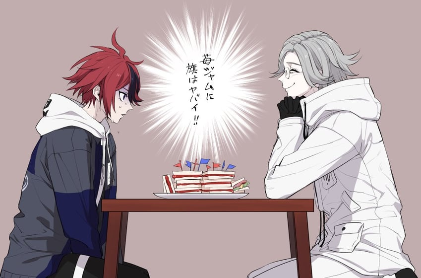 aotsuki eito and sumino takumi (the hundred line -last defense academy-) drawn by seiran_yoroz