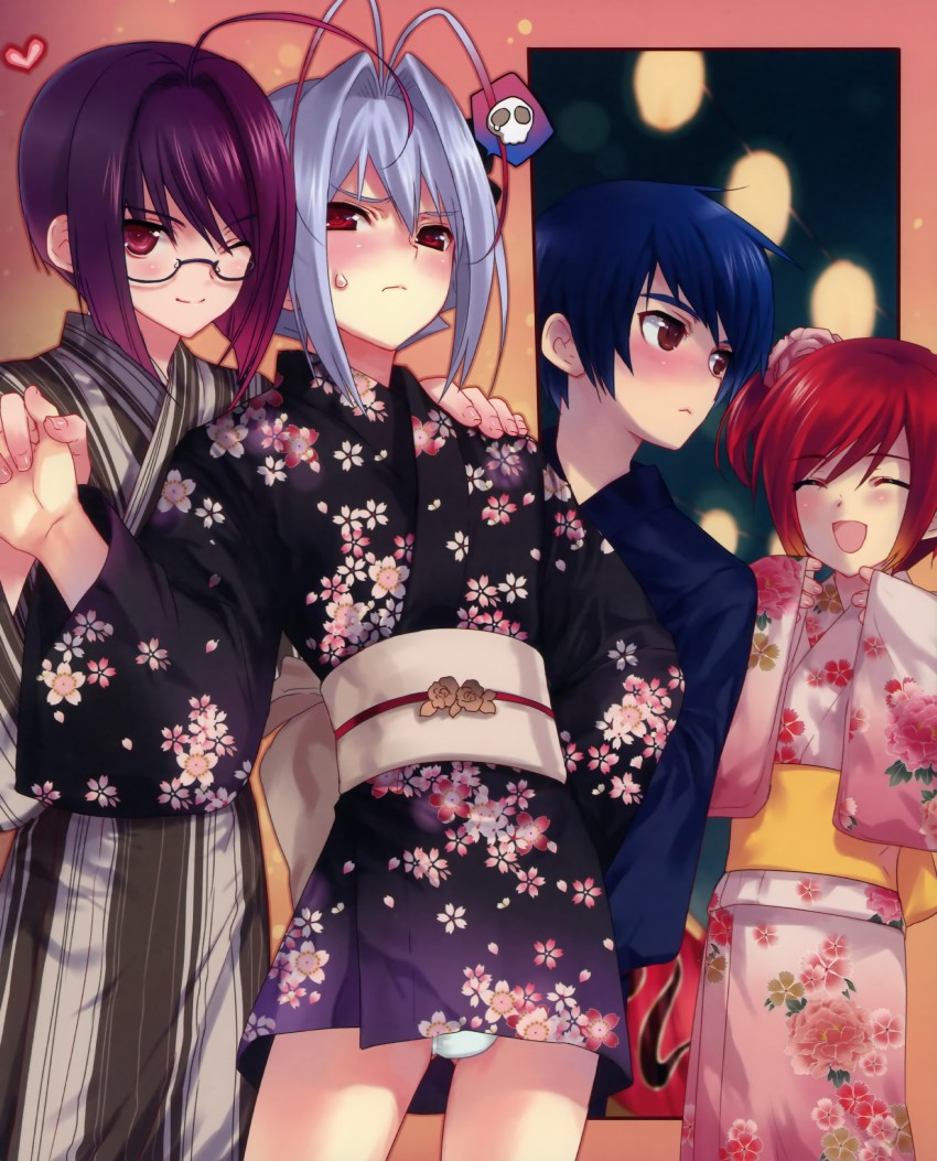 yuki, tomo, and rio (otoko no ko wa meido fuku ga osuki!?) drawn by kasukabe_akira