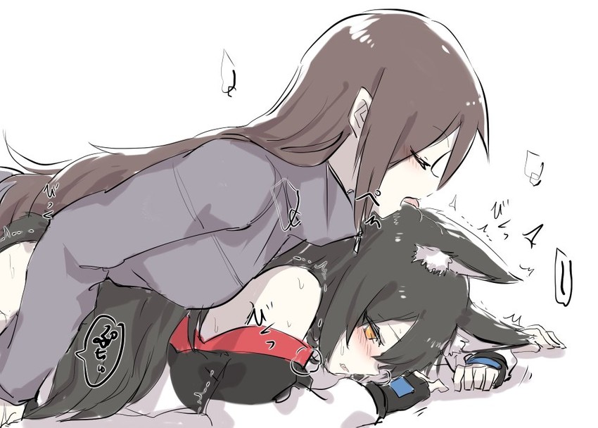 doctor, texas, and female doctor (arknights) drawn by nejikyuu
