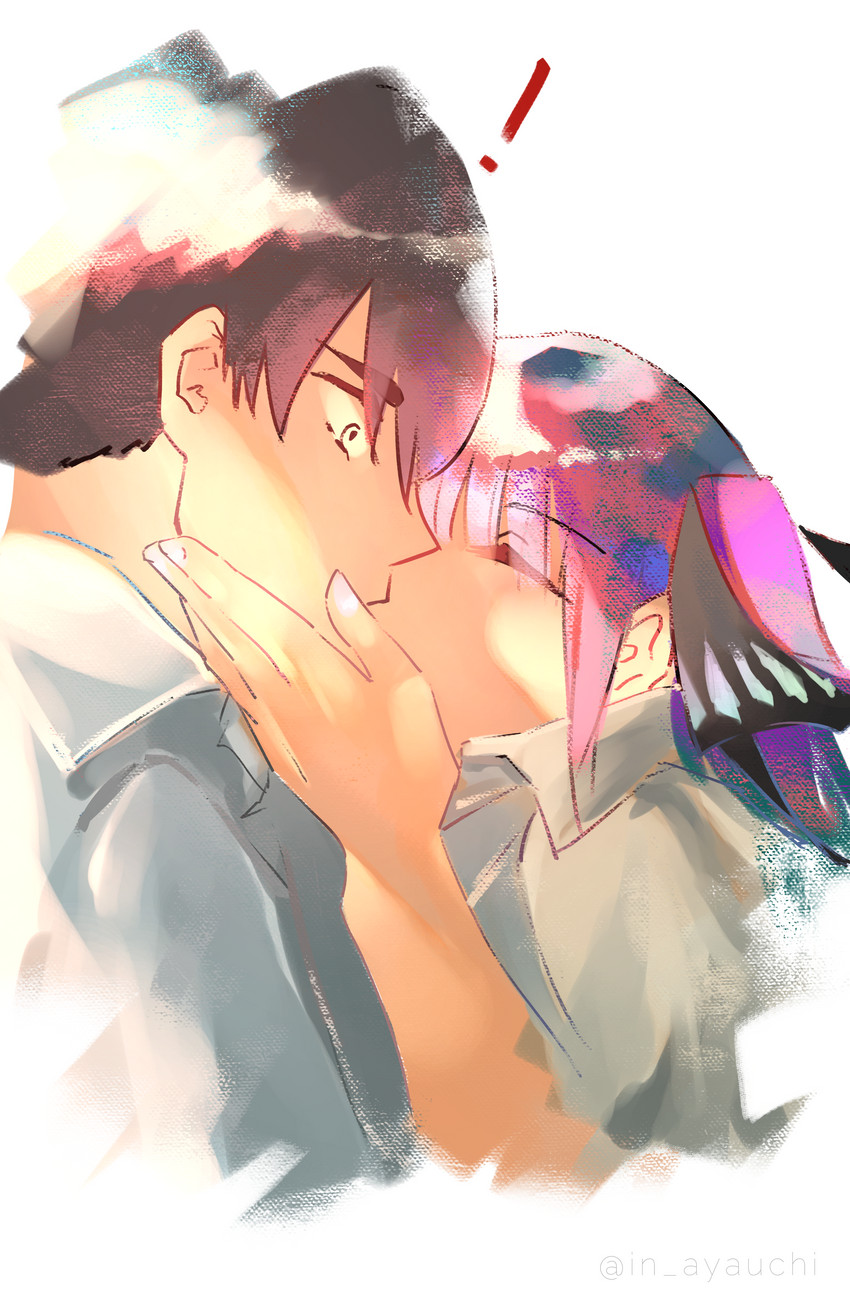 nakano nino and uesugi fuutarou (go-toubun no hanayome) drawn by ayauchi