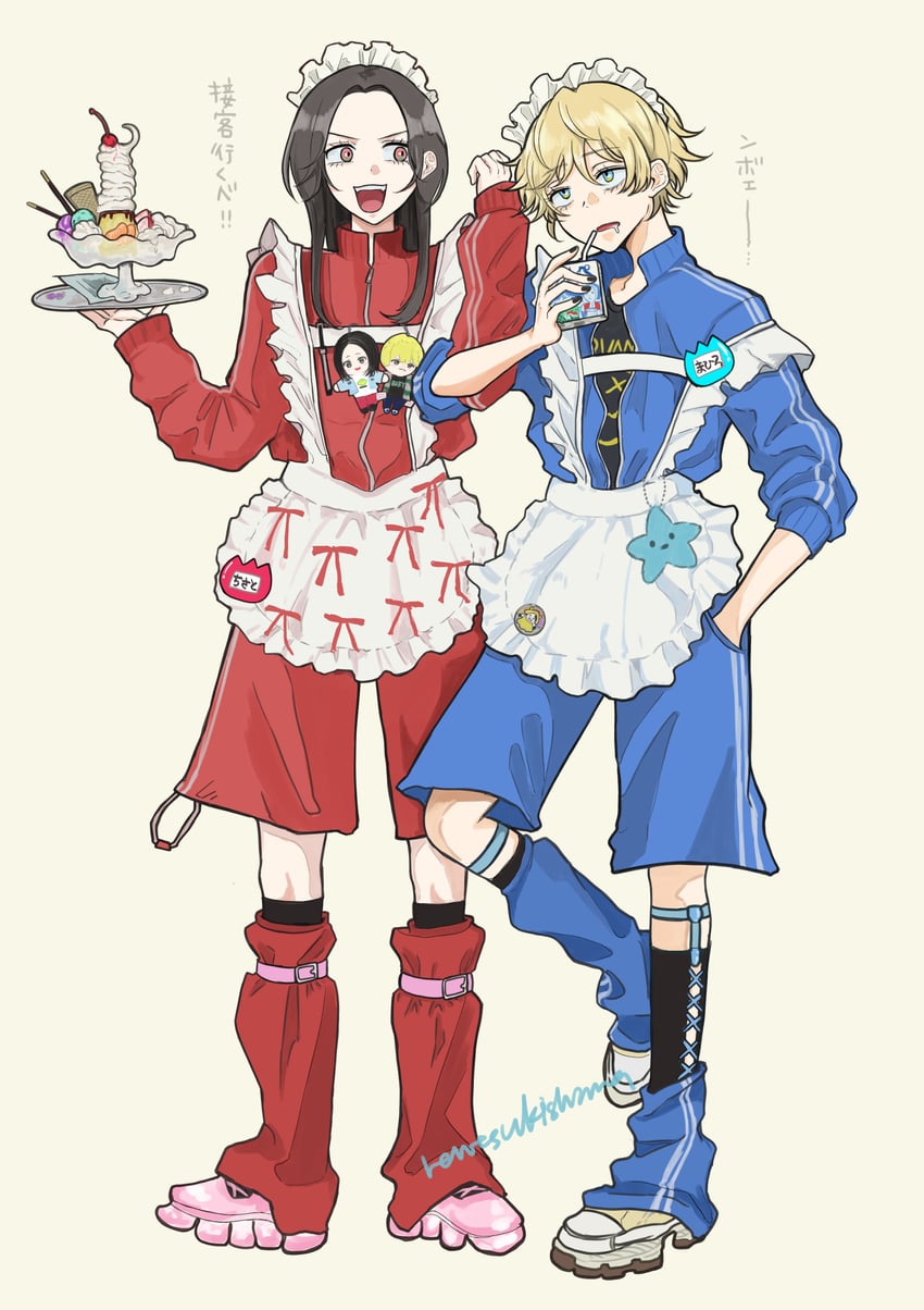 fukagawa mahiro and sugimoto chisato (baby walkure) drawn by rentsukishima