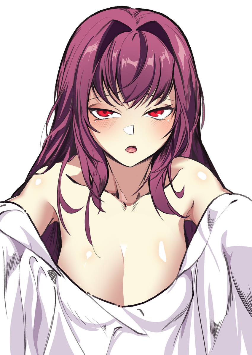 scathach (fate and 1 more) drawn by hu_tu