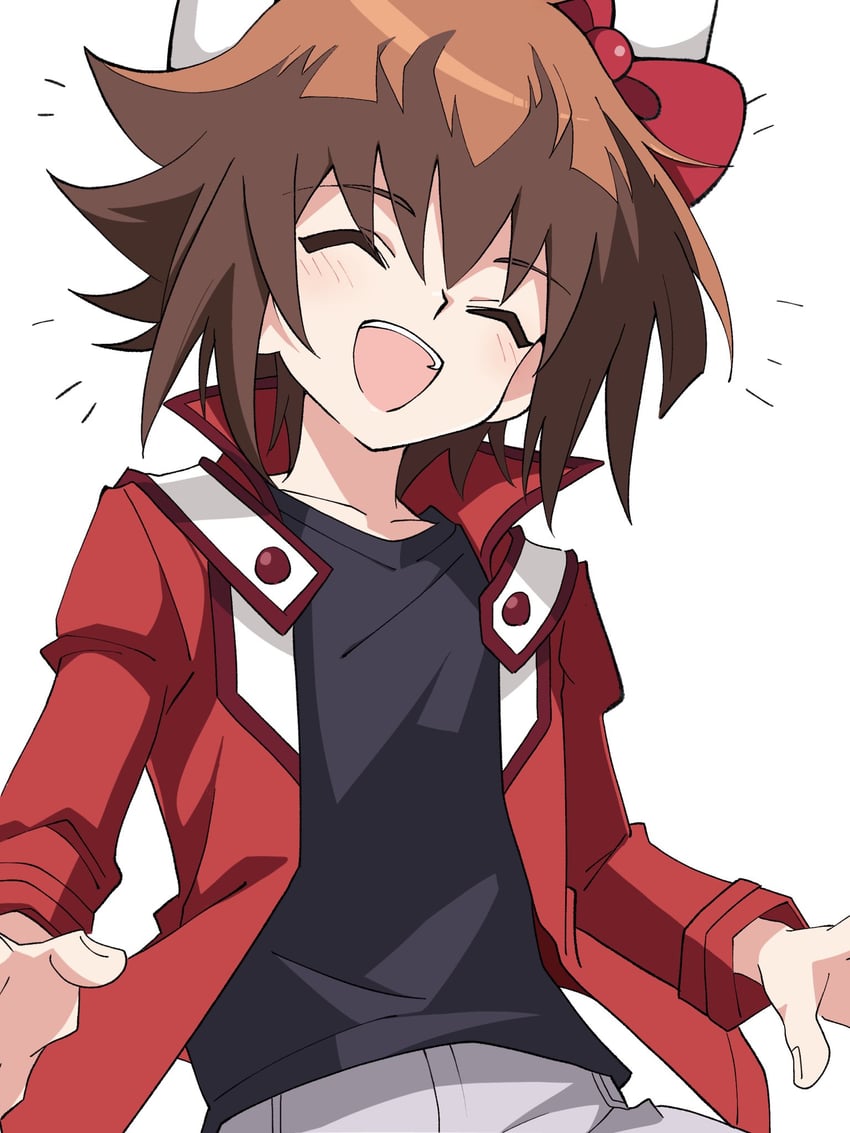 yuki judai (yu-gi-oh! and 1 more) drawn by niyane