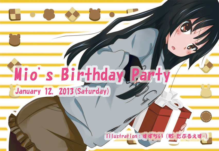 akiyama mio (k-on!) drawn by suzuchii