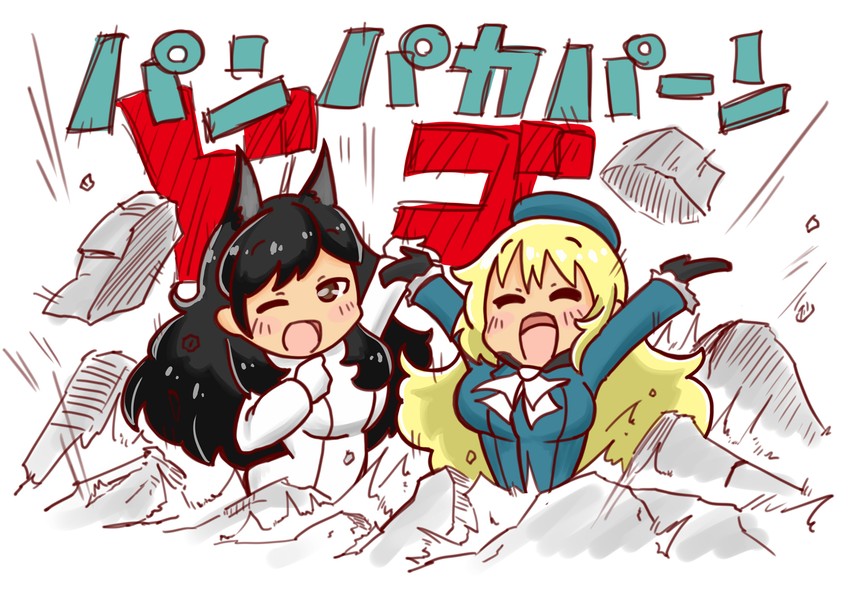atago (kantai collection and 1 more) drawn by daigorou_(42036928)