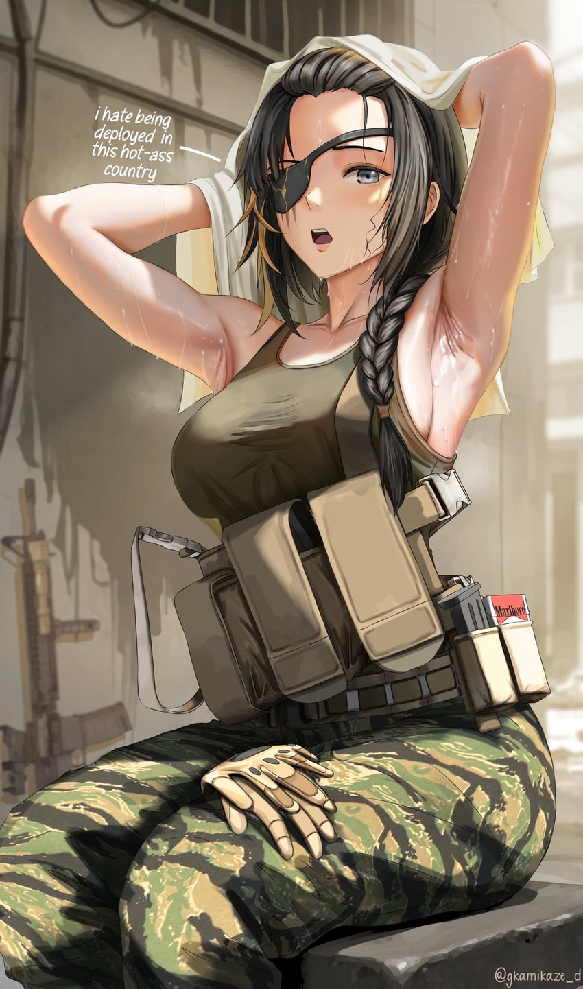m16a1 (girls' frontline and 1 more) drawn by dgkamikaze