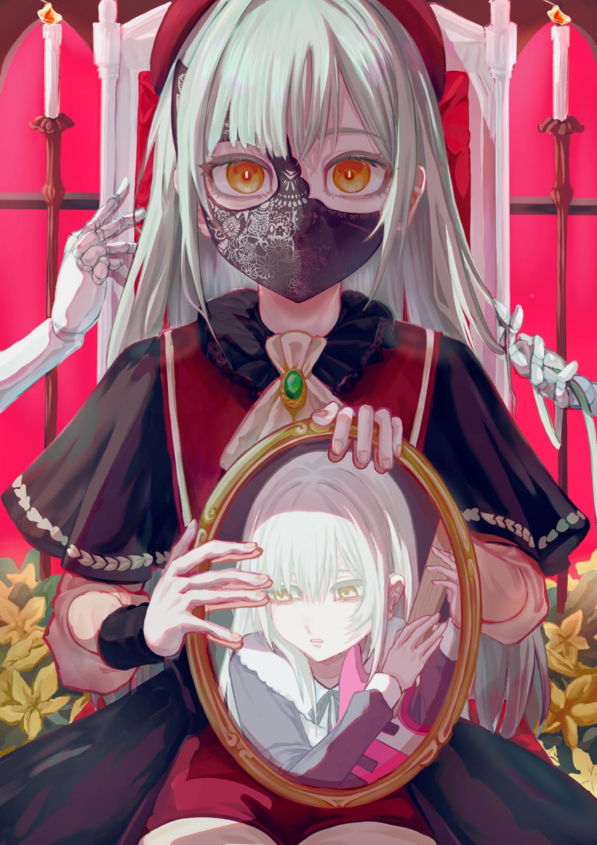 wakaba mutsumi and mortis (bang dream! and 1 more) drawn by hailio