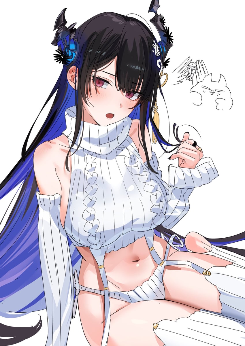 nerissa ravencroft (hololive and 1 more) drawn by yomosaka