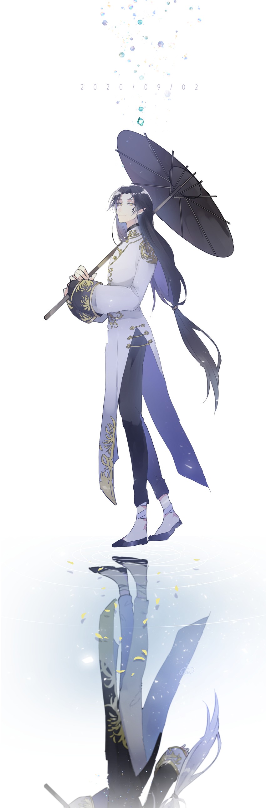 xie bian, fan wujiu, and wu chang (identity v) drawn by shiro_(white1560)