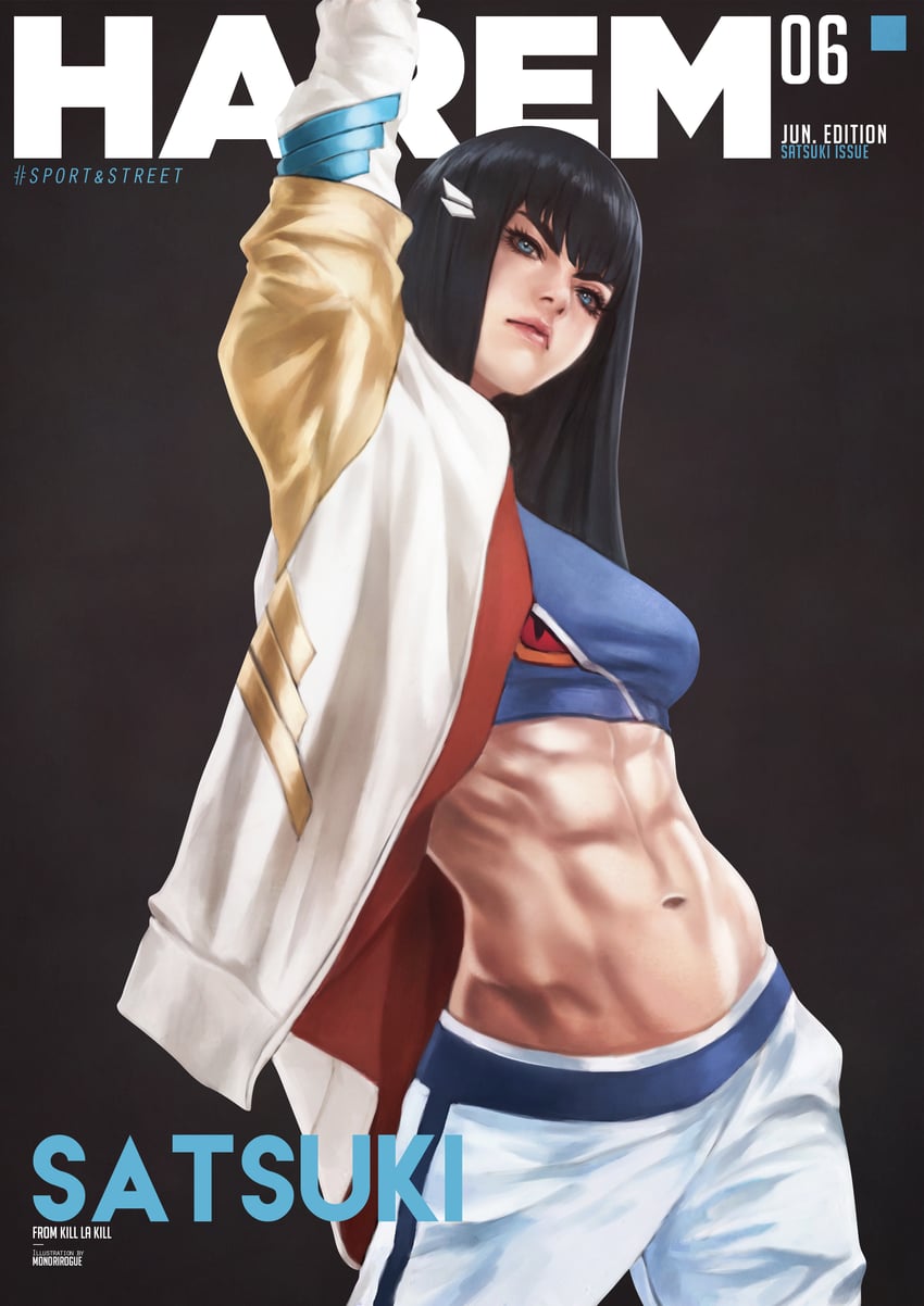 kiryuuin satsuki and junketsu (kill la kill) drawn by monori_rogue