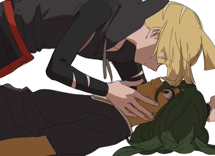 gladion and hau (pokemon and 1 more) drawn by fua1heyvot4ifsr