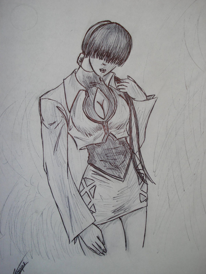 shermie (the king of fighters and 2 more) drawn by nauj976431