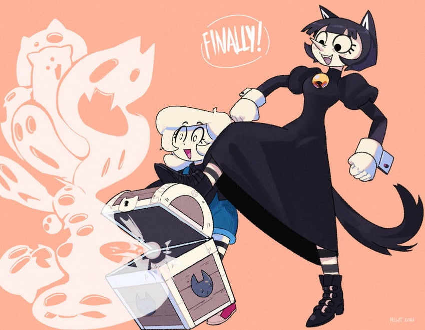 katya and claudia (original) drawn by newtype_hero